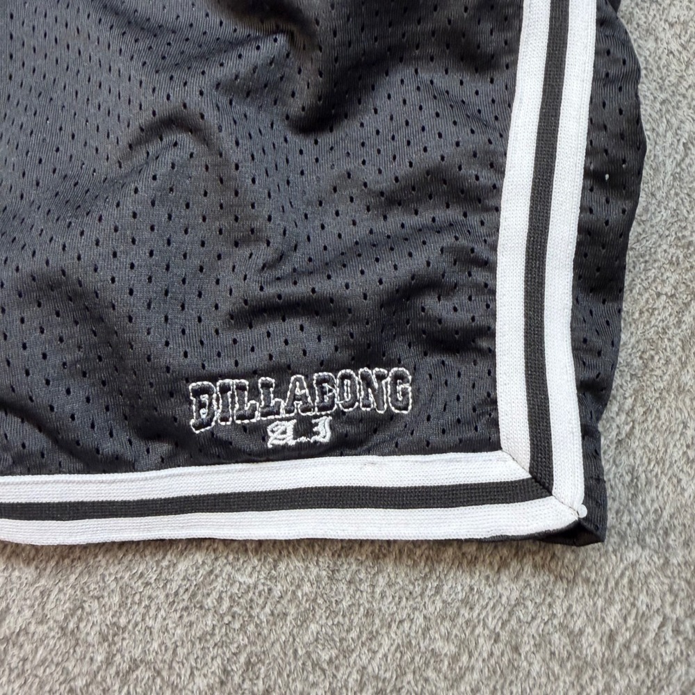 Billabong Andy Irons AI Forever Mesh Basketball Shorts Mens Small Black White - Picture 2 of 8